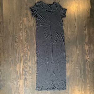 NWOT H&M Basics Maxi Black Long Dress size L